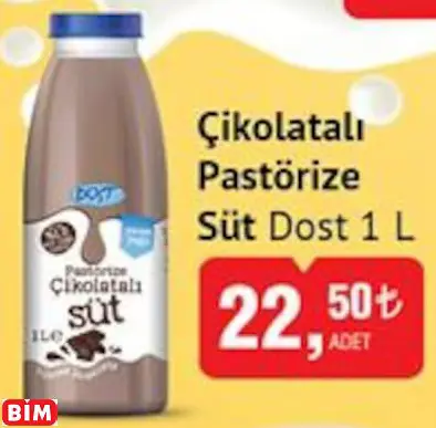 Dost Çikolatalı Pastörize Süt Dost Çikolatalı Pastörize Süt