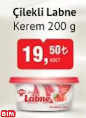 Kerem Çilekli Labne Kerem Çilekli Labne