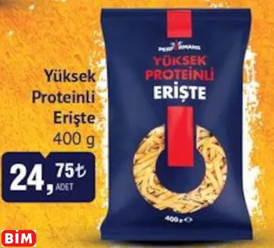 Performans Yüksek Proteinli Erişte Performans Yüksek Proteinli Erişte