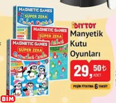 Diy-Toy Manyetik Kutu Oyunları