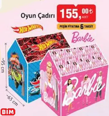 Barbie & Hot Wheels  Oyun Çadırı