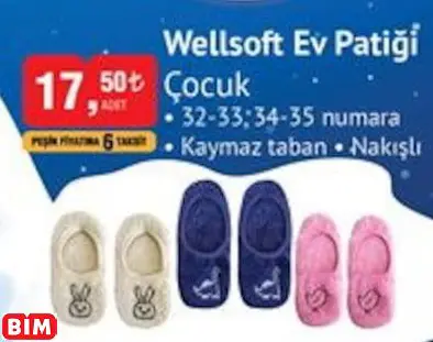 Wellsoft Wellsoft Ev Patiği Çocuk