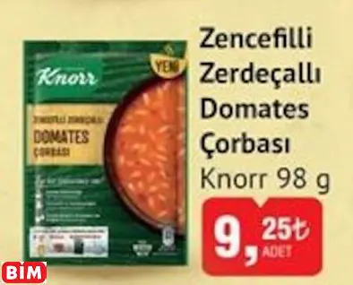 Knorr  Zencefilli Zerdeçallı Domates Çorbası