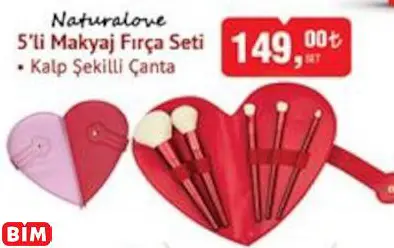 Naturalove 5’li Makyaj Fırça Seti Naturalove 5’li Makyaj Fırça Seti