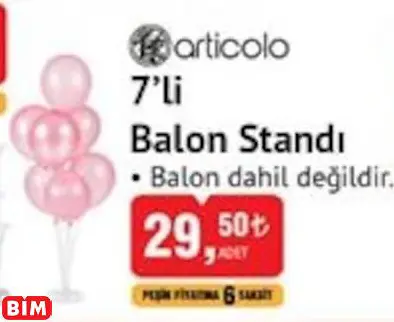 Articolo 7’li Balon Standı Articolo 7’li Balon Standı