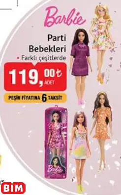 Barbie Parti Bebekleri