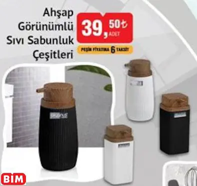 Okyanus Home Ahşap Görünümlü Sıvı Sabunluk Çeşitleri