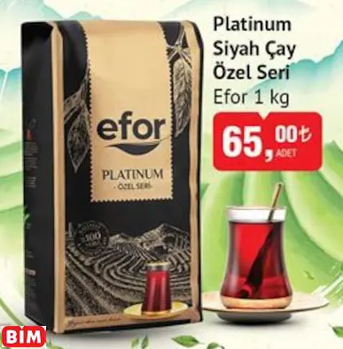 Efor Platinum Siyah Çay Özel Seri