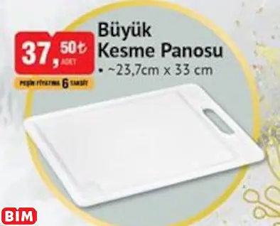 Büyük  Kesme Panosu