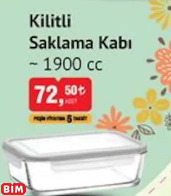 LAV Kilitli Saklama Kabı ~ 1900 cc LAV Kilitli Saklama Kabı ~ 1900 cc