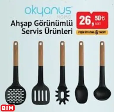 Okyanus Ahşap Görünümlü Servis Ürünleri Okyanus Ahşap Görünümlü Servis Ürünleri