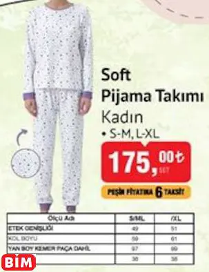 Soft Pijama Takımı Kadın
