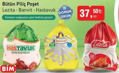 Lezita - Banvit - Hastavuk Bütün Piliç Poşet