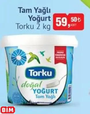 Torku  Tam Yağlı Yoğurt