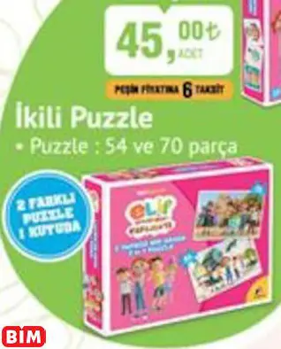 Elif Ve Arkadaşları İkili Puzzle