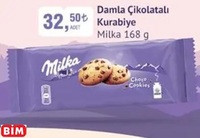 Milka Damla Çikolatalı Kurabiye