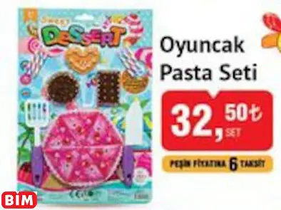 Oyuncak Pasta Seti