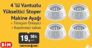 Sgs 4 ‘lü Vantuzlu Yükseltici Stoper Makine Ayağı