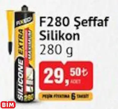 Sgs F280 Şeffaf Silikon