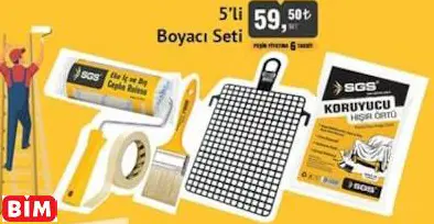 Sgs 5’li  Boyacı Seti
