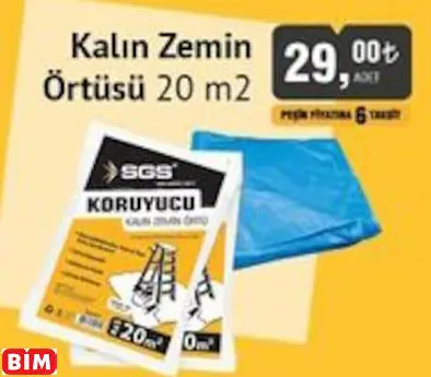 Sgs Kalın Zemin Örtüsü 20 m2