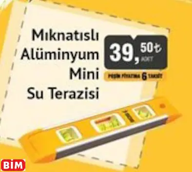 Sgs Mıknatıslı Alüminyum Mini Su Terazisi