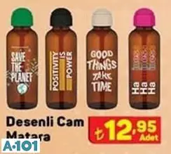 Desenli Cam Matara