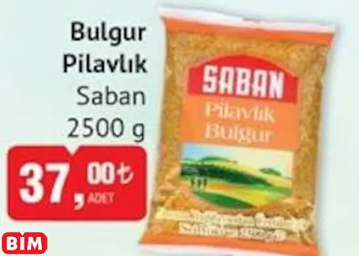 Saban Bulgur Pilavlık Saban Bulgur Pilavlık