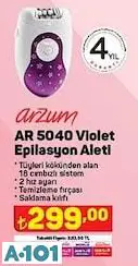 arzum violet epilasyon aleti