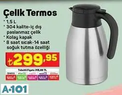 çelik termos