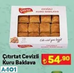 Çıtırtat Cevizli Kuru Baklava