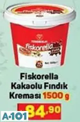 Fiskorella Kakaolu Fındık Kreması