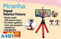 Piranha Tripod Telefon Tutucu