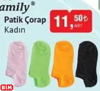Comfort Family Patik Çorap Kadın