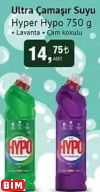 Hyper Hypo Ultra Çamaşır Suyu Hyper Hypo Ultra Çamaşır Suyu