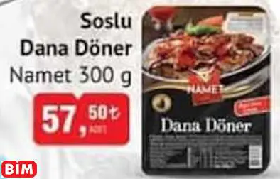 Namet  Soslu Dana Döner