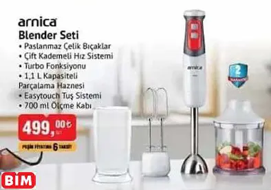 Arnica Blender Seti