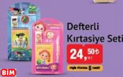 Defterli Kırtasiye Seti