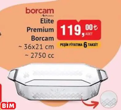Elite Premium Borcam  ~ 36X21 Cm ~ 2750 Cc