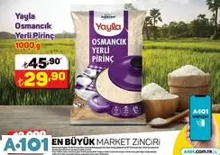 Yayla Osmancık Yerli Pirinç