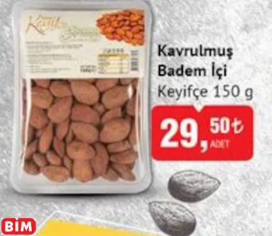 Keyifçe Kavrulmuş Badem İçi