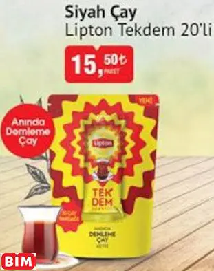 Lipton Tekdem Siyah Çay Lipton Lipton Tekdem Siyah Çay Lipton