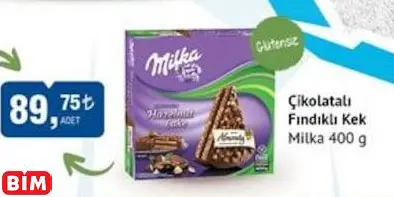 Milka Çikolatalı Fındıklı Kek