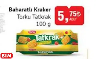 Torku Tatkrak Baharatlı Kraker Torku Tatkrak Baharatlı Kraker