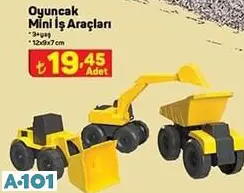 oyuncak mini iş araçları