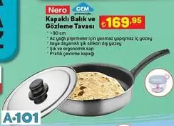 Nero Kapaklı Balık ve Gözleme Tavası