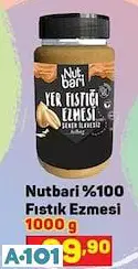 nutbari %100 fıstık ezmesi