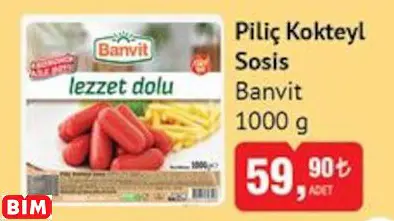 Banvit Piliç Kokteyl Sosis