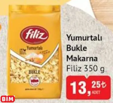 Filiz Yumurtalı Bukle Makarna Filiz Yumurtalı Bukle Makarna