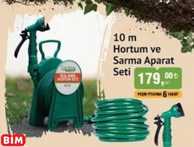 10 m Hortum ve Sarma Aparat Seti 10 m Hortum ve Sarma Aparat Seti